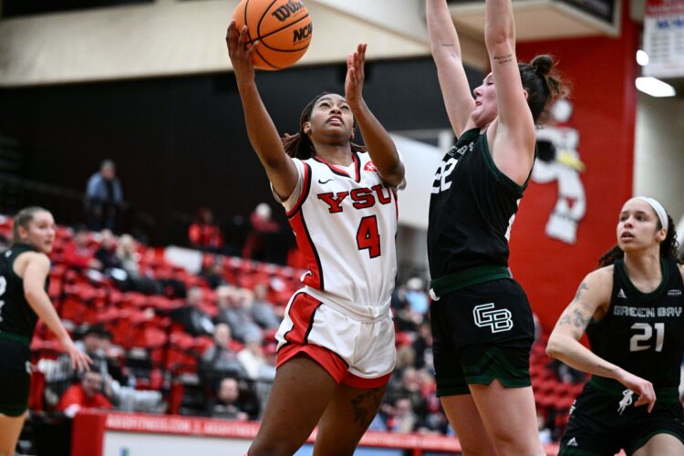 Long scoreless stretches hurt YSU in 58-50 loss to Green Bay